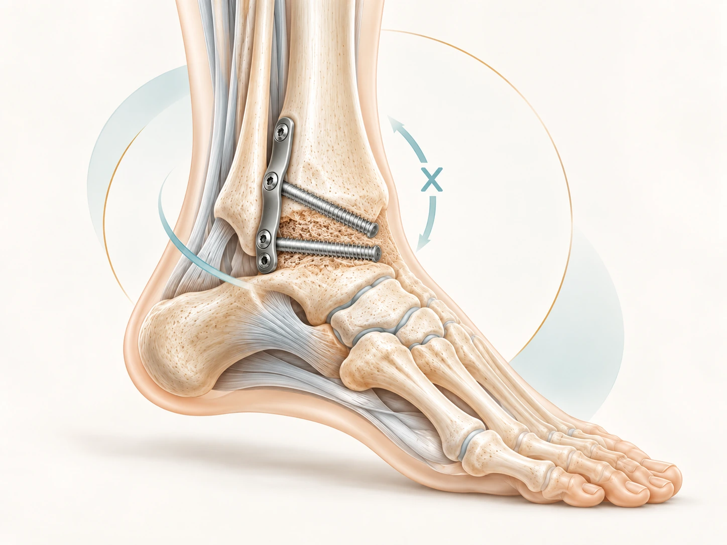 Illustrative diagram – Ankle fusion