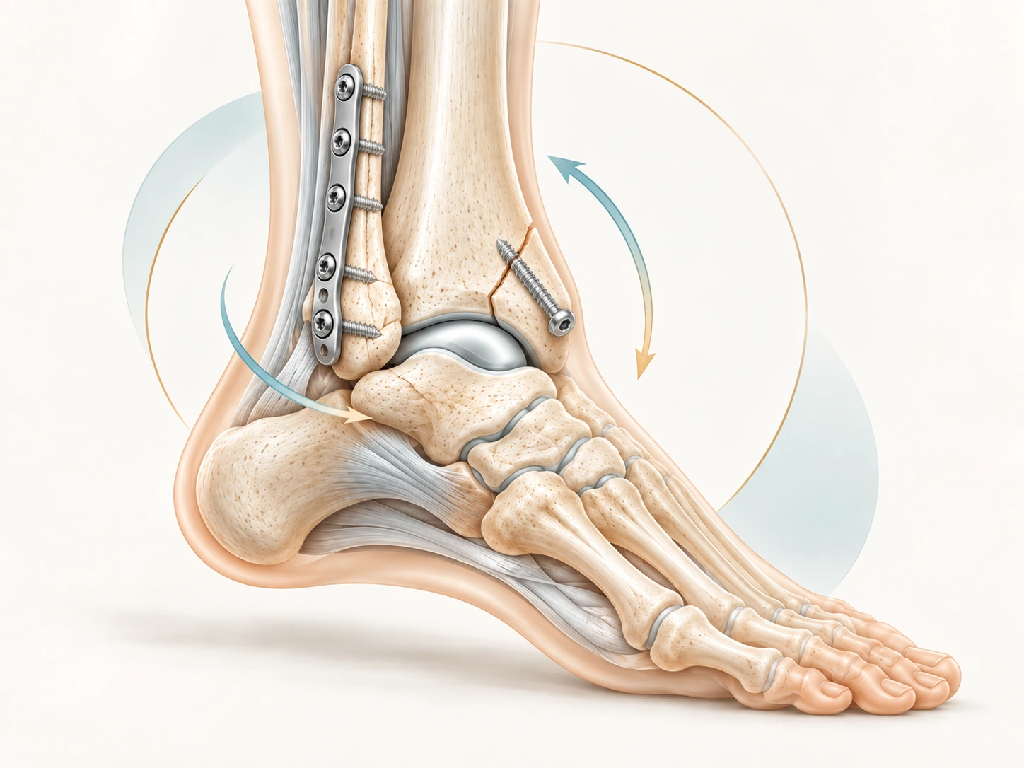 Illustrative diagram – Ankle fracture surgery