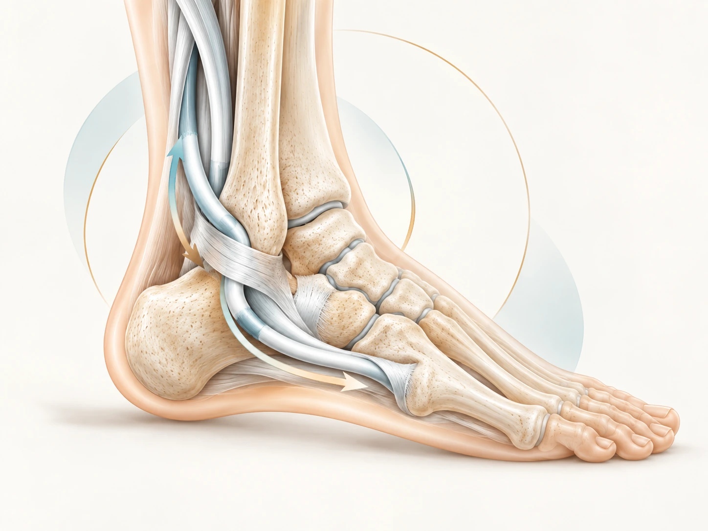 Illustrative diagram – Peroneal tendon surgery
